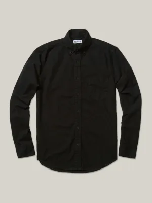 Black Perfect Oxford One Pocket Shirt