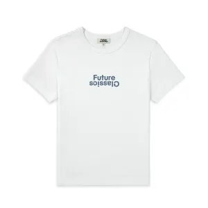 FC Logo Tee Pure White/Infinity Print