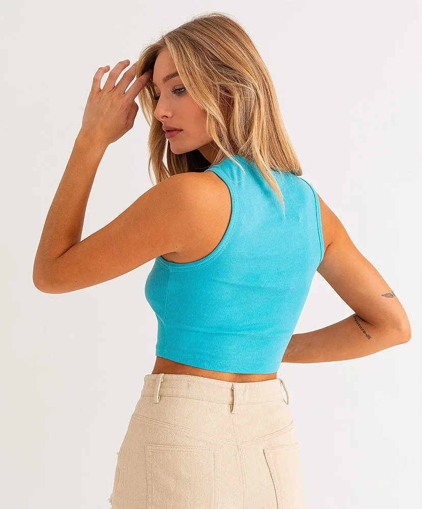 Go-To Cropped Tank