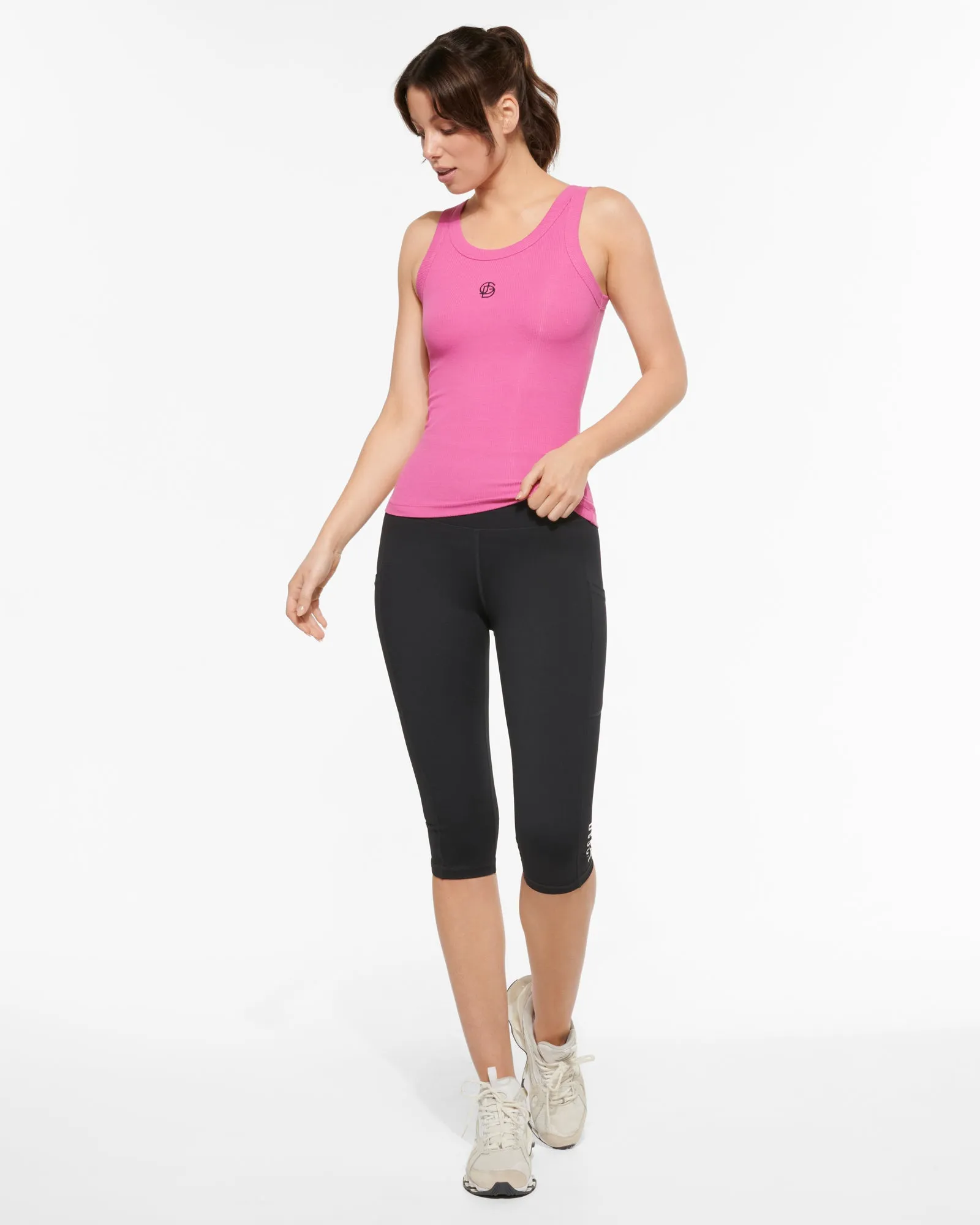 HAVEN RIB TANK PINK